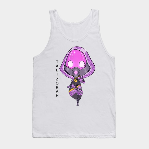 Tali'Zorah Tank Top by Pastelideas